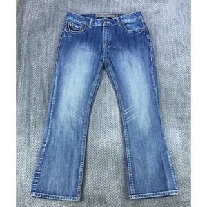 Rock & Roll Cowboy Jeans Men's 38x32 (Fits 36x31) DBL Barrel Relaxed Bootcut *